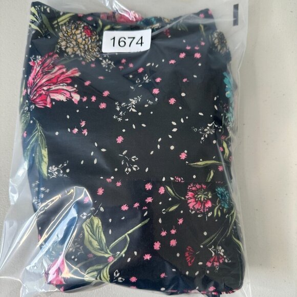 Maurices Kimono Black Lace Floral Ruffles Beach Coverup Small - Picture 10 of 10